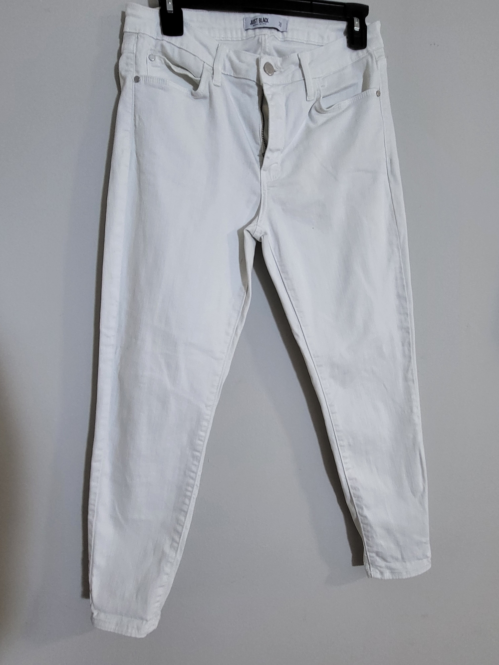 Just Black Denim Women's Slim White Jeans